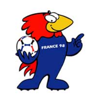  Mascote da Copa de 1998 na Frana - Footix