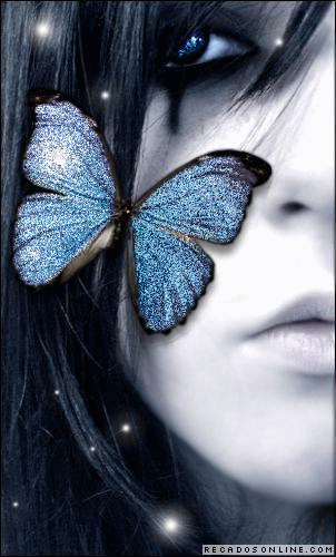 orkut e hi5, Borboleta, mulher, borboleta, glitter, mensagem com borboleta
